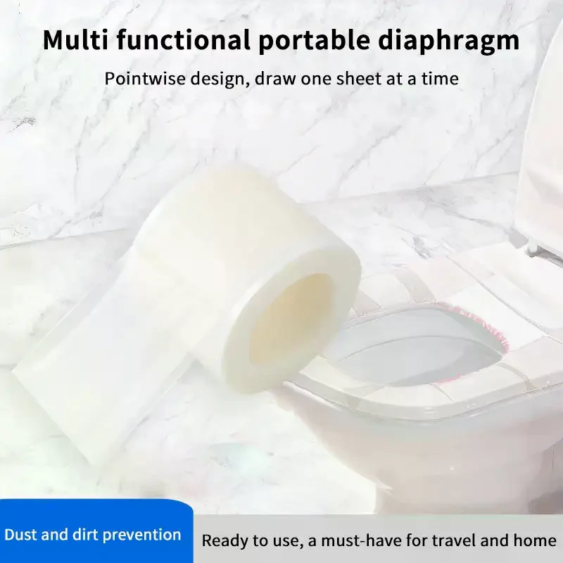 Seat Pads Isolation Film 1 Roll Protective Film Plastic Tape Dirt-proof Isolation Membrane Tattoo Film Barrier Travel Toilet