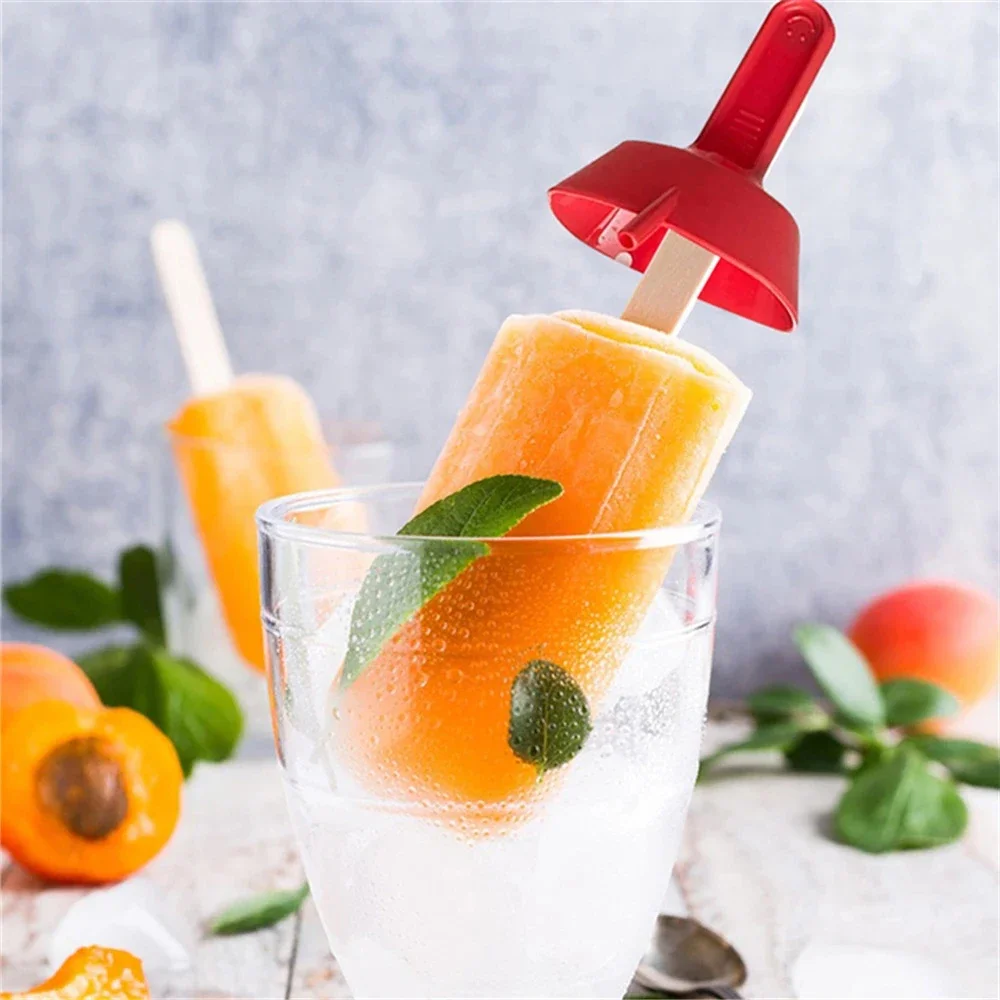 

Dirtiness Free Anti-drip Tray Double Popsicle Protectors Drip Proof Popsicle Holder Anti-flow Ice Pop Guard Ice Cream Brackets