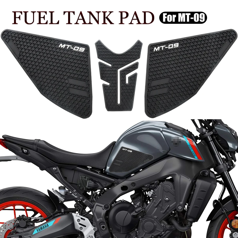 

For Yamaha MT09 MT 09 mt09 mt 09 Motorcycle Accessories Fuel Tank Pad Protector Sticker Side Anti Slip