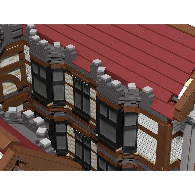 مدينة شارع عرض قوالب بناء فناء شقة وحدات التكنولوجيا وحدات كتل هدايا عيد الميلاد اللعب DIY مجموعات الجمعية #5