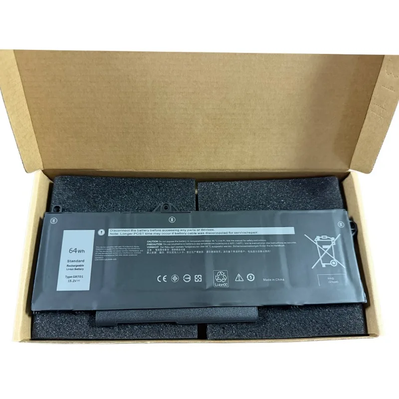 GRT01 for Dell Precision 3571 3561 3581 3470 Laptop Battery 0 Cycle High Quality High Capacity Replacement Bateria Grade A Cell