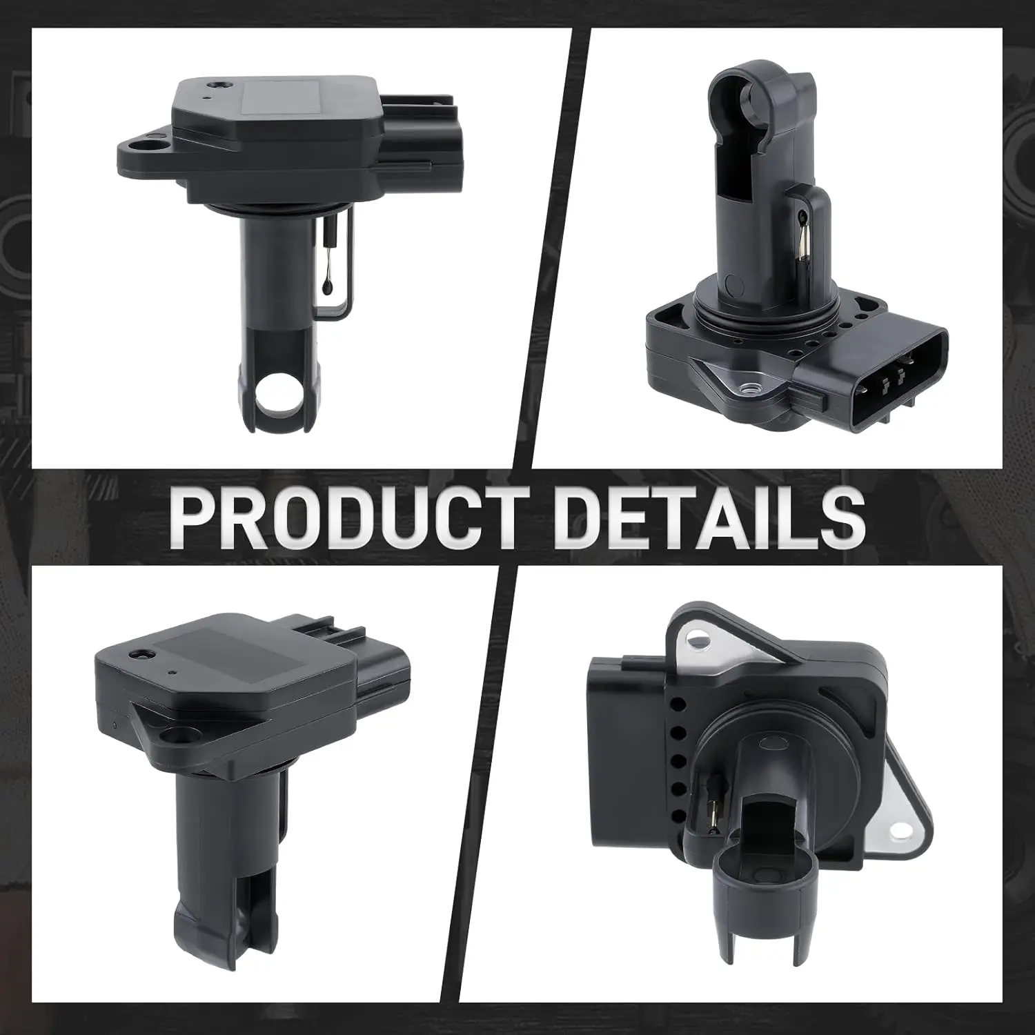 Bilusi Mass Air Flow Sensor 22204-22010 Toyota 02-06 Camry 03-08 Corolla 01-10 Highlander 00-07 4Runner 99-10 Tacoma 01-05 RAV4