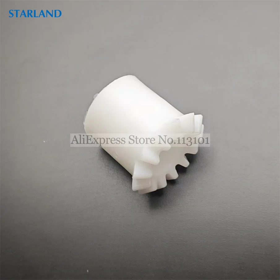 1 Piece White Long Plastic Gear Fitting For Beater Rod Replacement Ice Slush Machine Snow Juice Machine Accessory