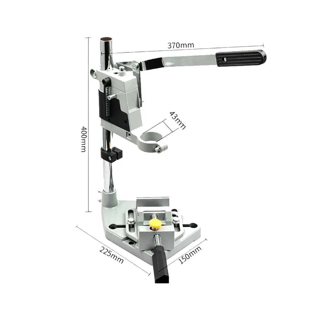 Multi-Function Electric Drill Stand Woodworking Drilling Positioning Table Bench Drill Holder Mini Vice Pliers Bench Clamp