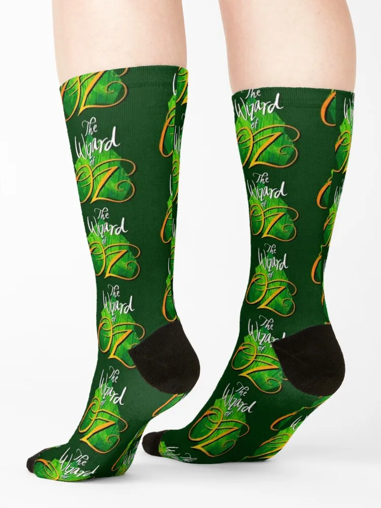 The Wizard of Oz Logo Socks Heating sock funny gifts sports stockings Men Socks Women's