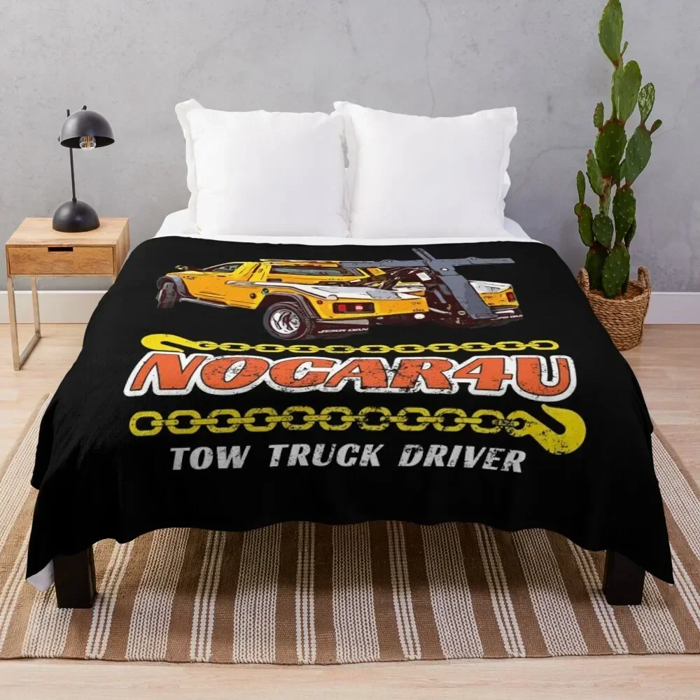 NOCAR4U Tow Truck Driver, Tow Truck Operator Throw Blanket Bed linens decorative Blankets