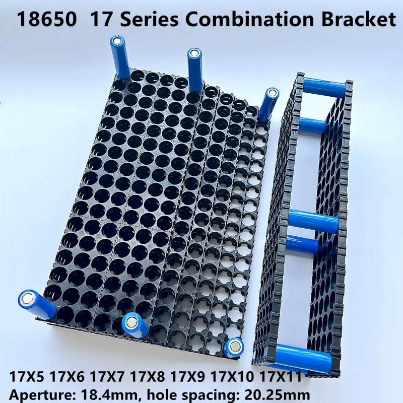 18650 Splicing Bracket 17 Series Combination Bracket Lithium Battery Pack Fixed Splicing Bracket 18.4MM