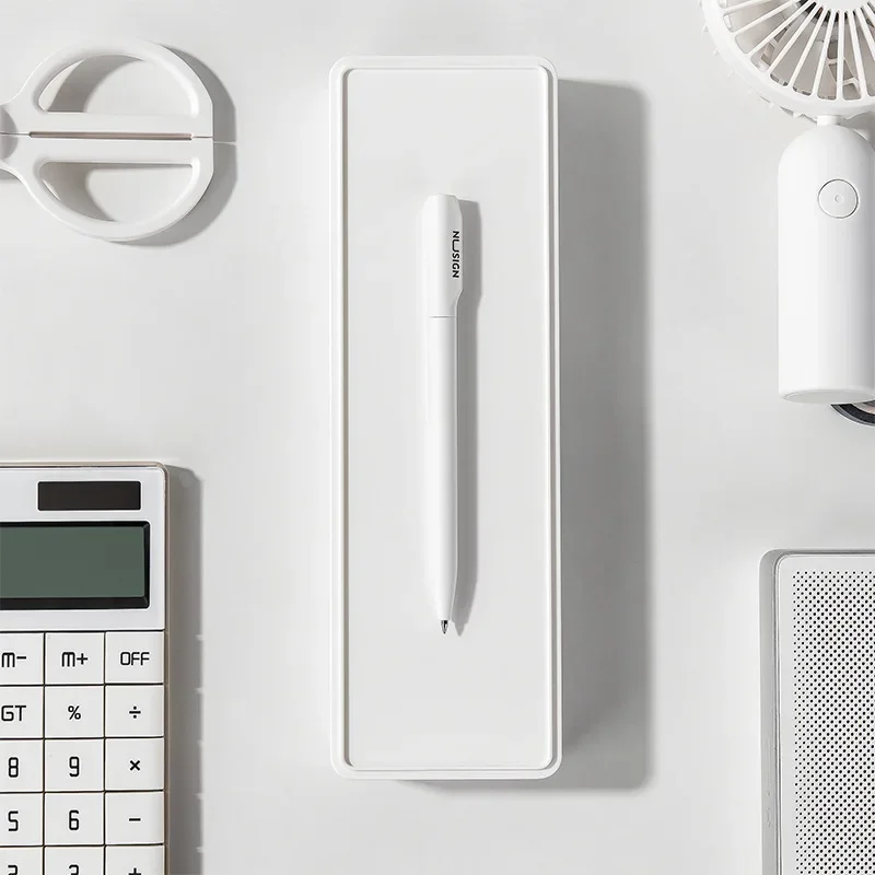 Youpin Deli Ns552 Nusa Rotating Rollerball Pen Black 0.5 Signature Pen Metal Heavy Touch Business Office Pen Gift