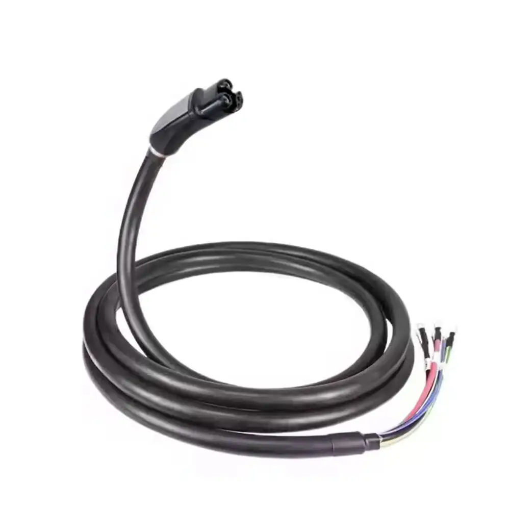 New High Power NACS DC EV Charger Plug 250A 300A With 5 Meter Cable For Fast Charging Station