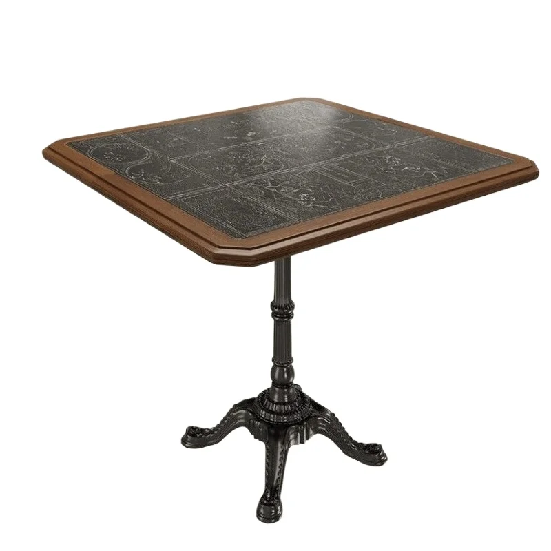 

Modern Leisure Café Tables Living Room Commercial Homestay Courtyard Café Tables Balcony Metal Furniture Стол MH40ZZ