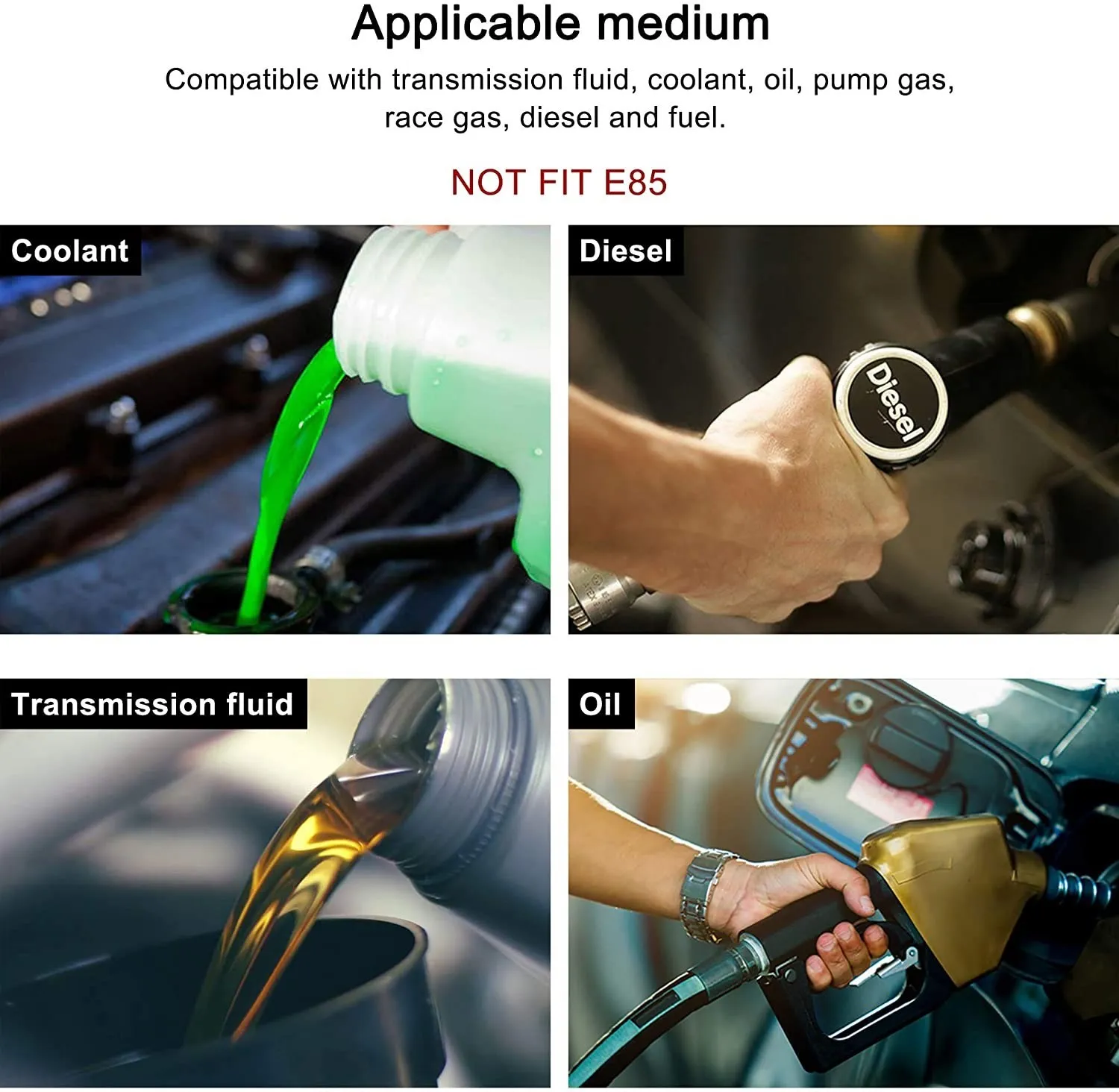 Tuyau de carburant et d'huile tressé en nylon, ligne de tuyau de refroidisseur de gaz, pièces de voiture, nouveau tube, 1m, 3m, 5m, AN4, AN6, AN8, AN10, AN12, 16 pieds