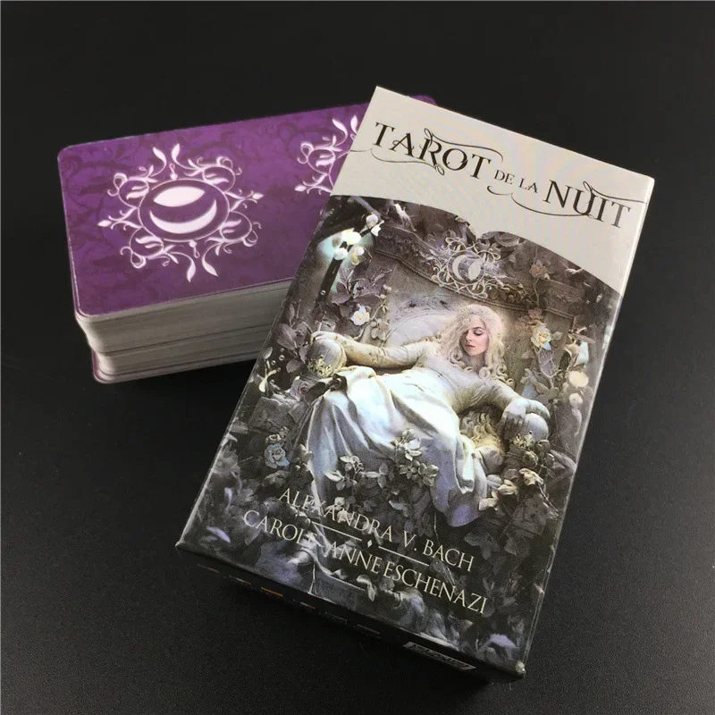 Cartas de Tarot de la Nuit, baraja de 78 oráculo, edición de adivinación en inglés, juegos Borad