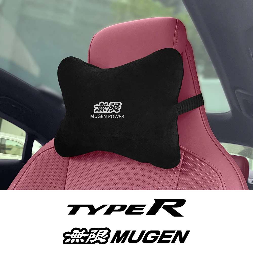 For Honda Civic Fk7 Mugen Fk8 Fk2 Type R Accord Crv Fit 2012-2022 Car Neck Pillows Seat Head Support Neck Protective Accessories