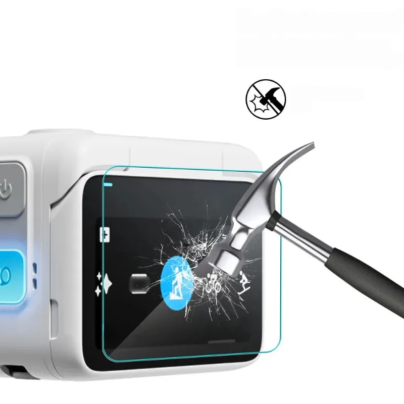 For Insta360 GO 3S Anti-scratch Tempered Glass Lens Screen Protector High Transparency Anti-fingerprint Dustproof Camera Accesso