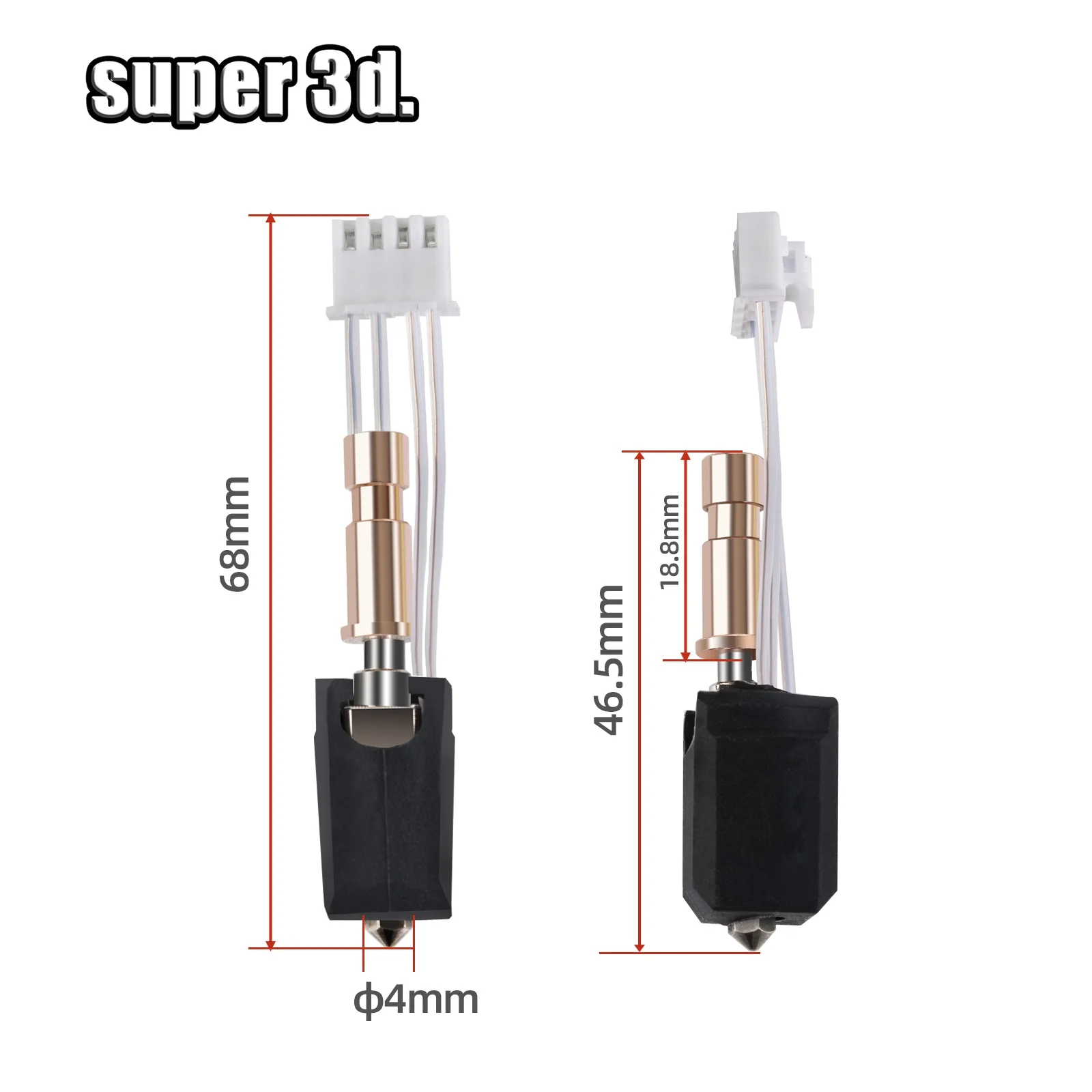 

Комплектующие для 3D-принтера Anycubic Kobra S1: Модернизированный керамический нагревательный элемент (хотэнд) 200K для Kobra S1, комбо-хотэнд с быстрым нагревом