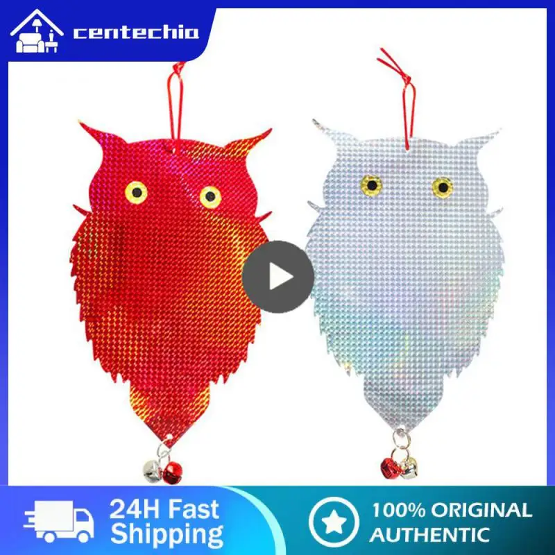 Balcony Bird Repellent Bird-repellent Owl Agricultural Orchard Double-sided Laser Reflective New Owl Shape Bird Repellent