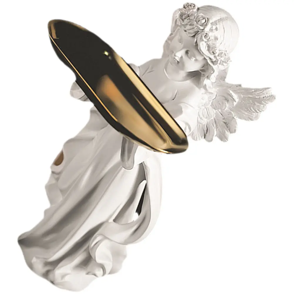 

Angel Resin Jewelry Tray Multifunctional Ring Dish for Rings Earrings Necklaces Bracelets Perfume Glasses Lipstick Desk Bathroom