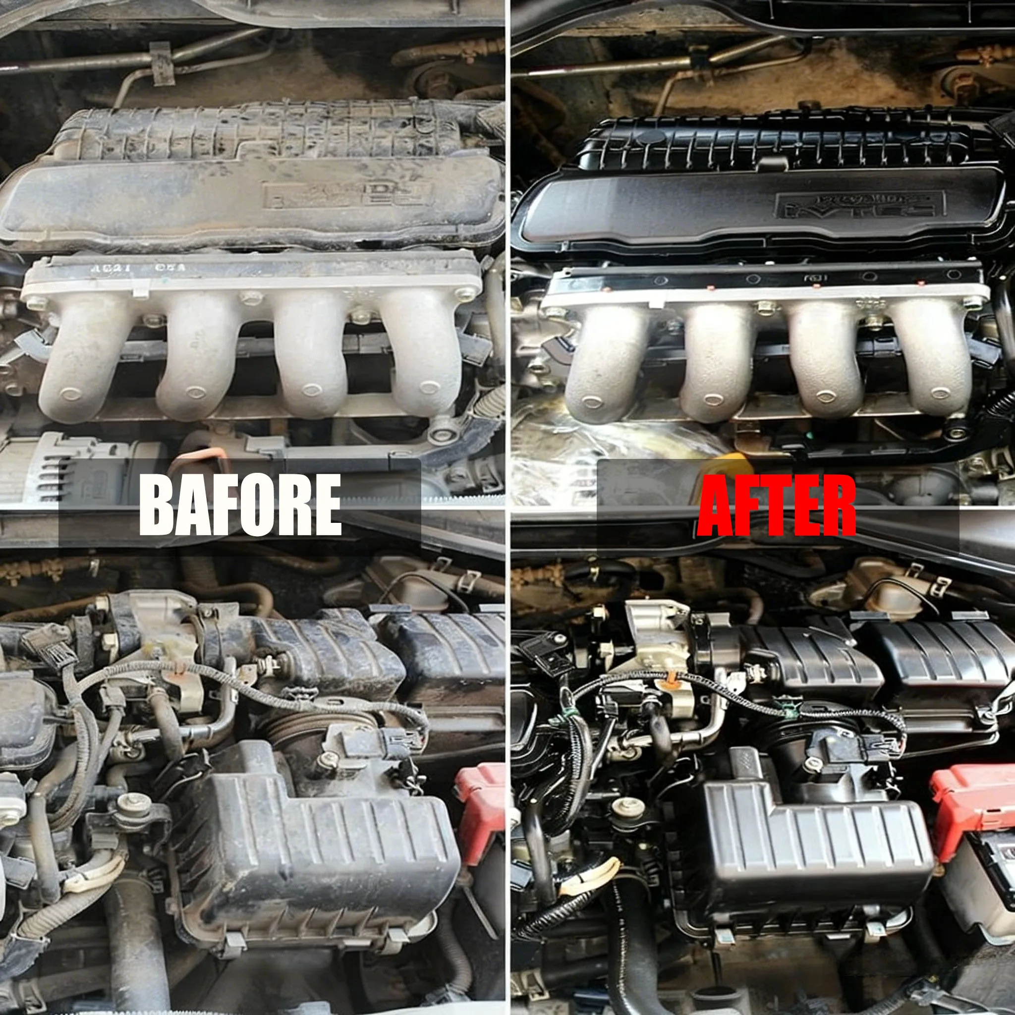 Hydroshine Engine Bay Cleaner Care Powerful Decontamination for Car Engine Compartment Cleaning Tool Heavy Oil Dust Clean Spray