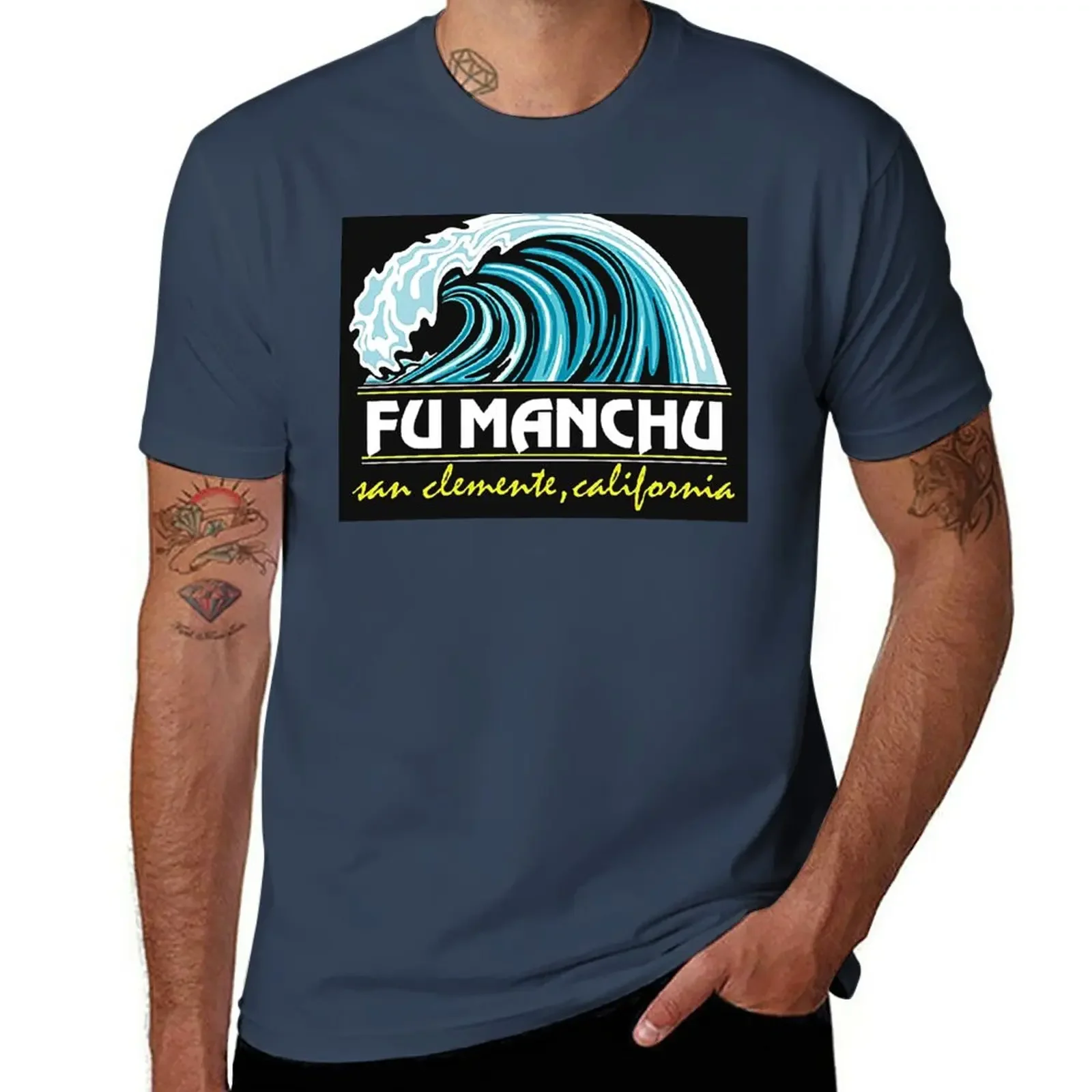 New model Fashionable and Innovative New fu manchu T-Shirt boys animal print shirt heavyweight t shirts mens graphic t-shir