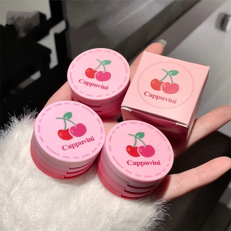 Heallor Three layers of cherry blush show white student inexpensive Matt girl beauty makeup blush ointment