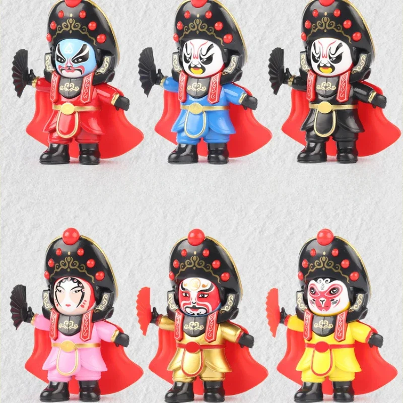 Sichuan Opera Doll Beijing Opera Face Changing Baby Face Makeup Chinese Special Handmade Gift Souvenir Doll Creative Face Makeup