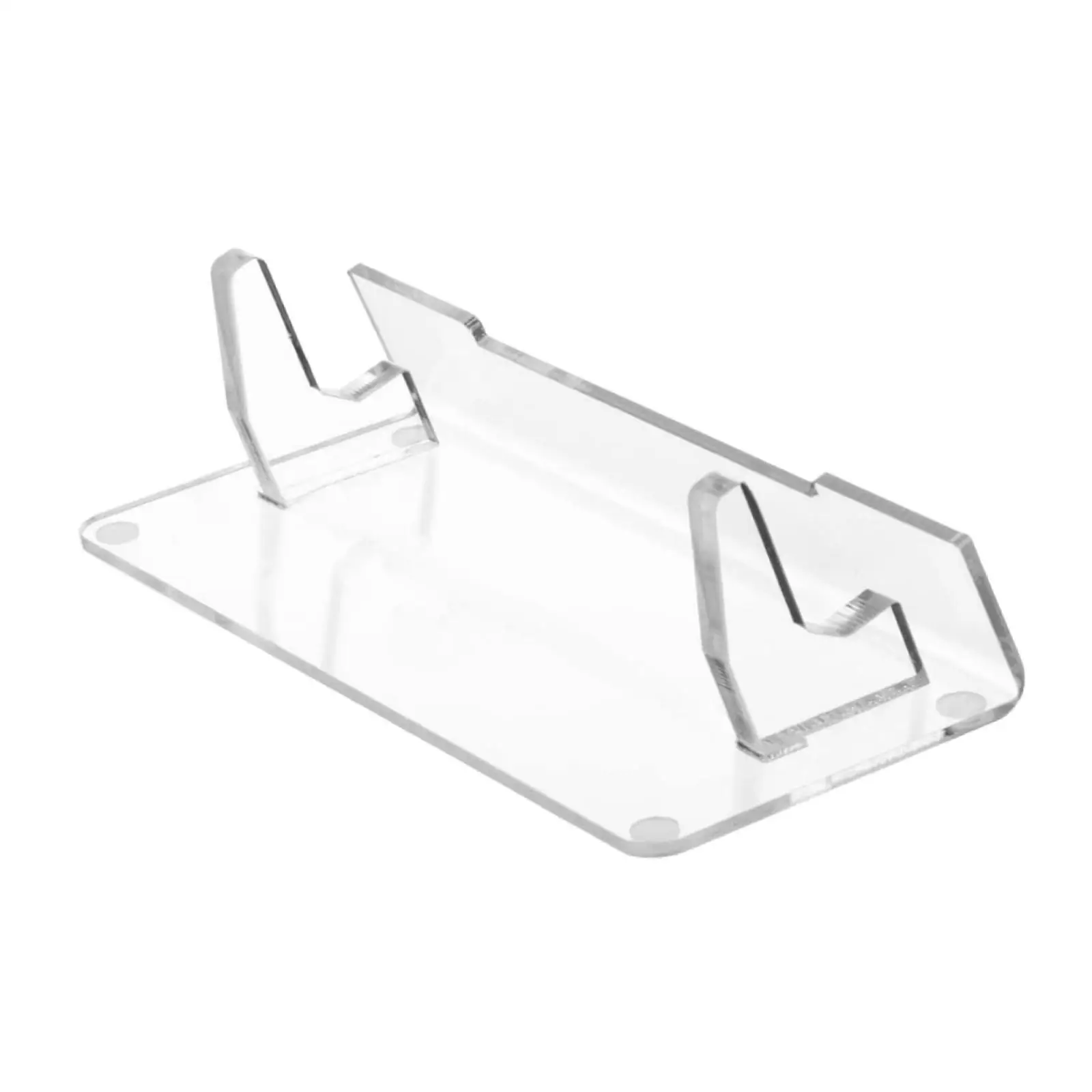Game Console Stand Clear Acrylic Stand Space Saving Versatile Game Console Holder Organizer for Bedroom Store Office Tabletop