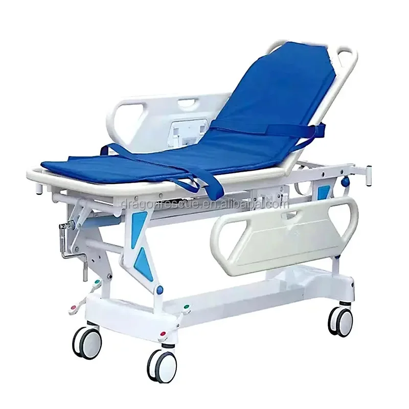 

Factory Wholesale Medical Transport Stretcher Transfer Trolley Hospital Bed For Emergency