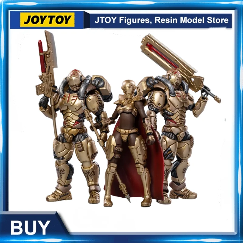 

JOYTOY 1/18 3.75inch [IN STOCK] Action Figure (3PCS/SET) Saluk- Golden Legion Anime Collection Model Toy For Gift Free Shipping