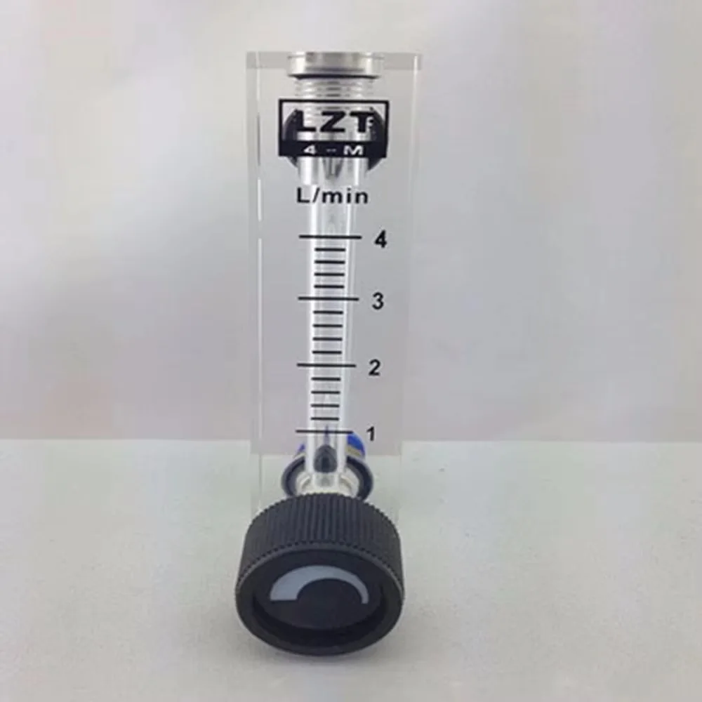 LZT-4T 1-4 LPM (1-4 L/min ) Square Panel Gas   Flowmeter Flow Meter rotameter LZT4T Tools Flow Measuring