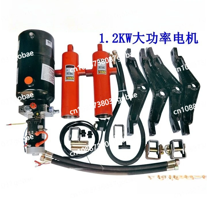 

Motorcycle tricycle diesel three-wheel single-row light truck modified 12v double-top hydraulic dump bucket hydraulic pump