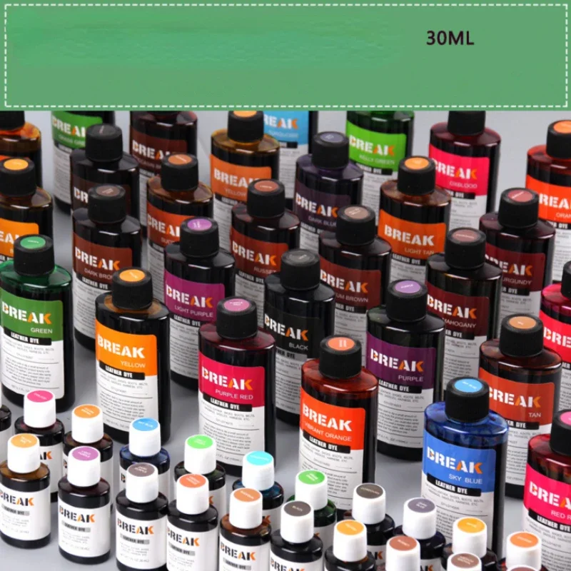 30 ml/butelka Break Brand Leather Alcohol Dye Diy Handmade Cowhide Dye Vegetable Tanned Leather Colorant