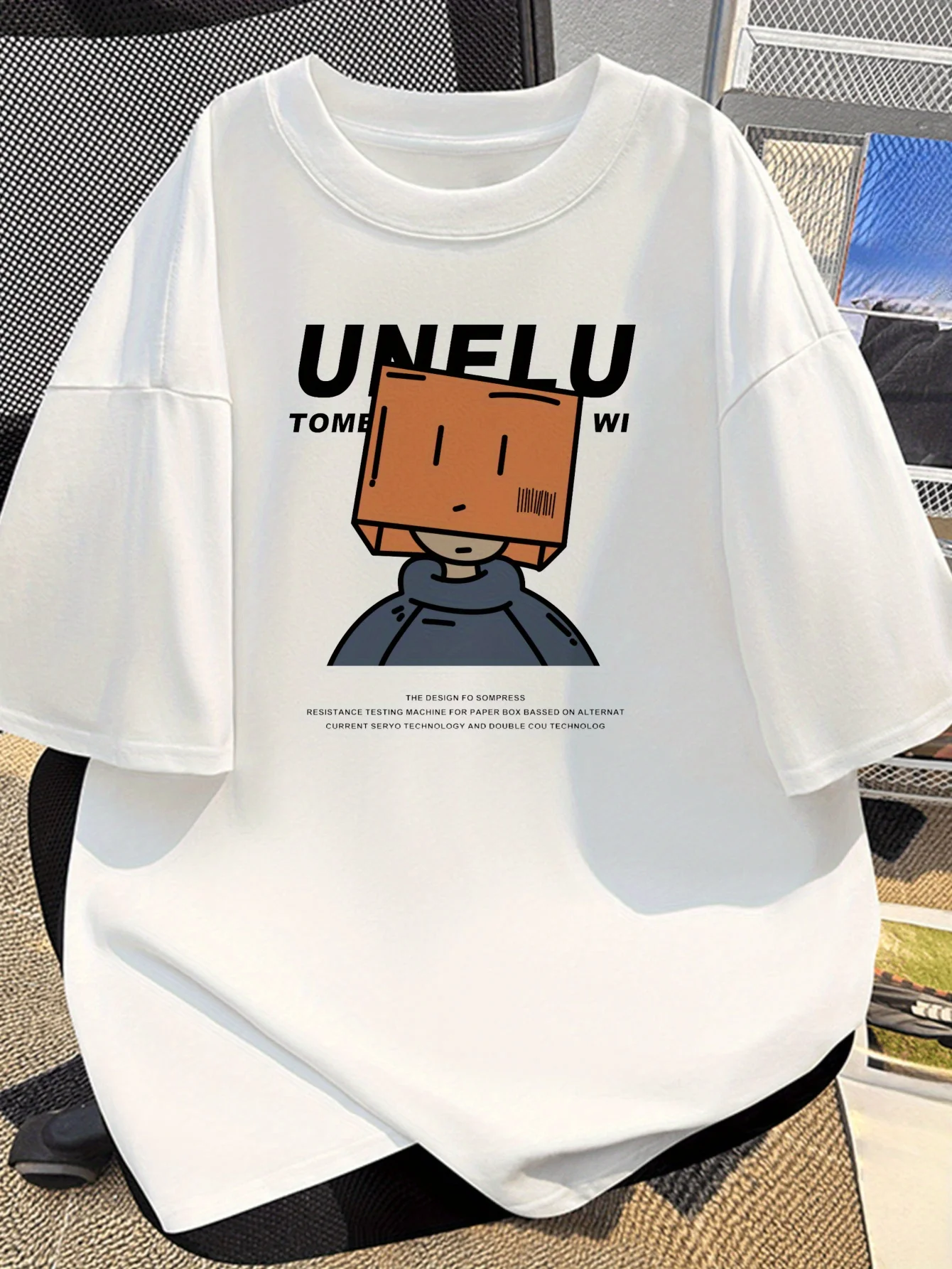 

Carton People Graphic Printing Summer Autumn Winter Cotton Casual Comfort Men's and Women's T-Shirts Short Sleeves Outdoor