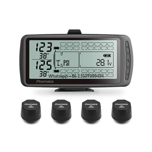 203 PSI TPMS tires pressure monitoring system with external internal sensor for Europe semi-truck