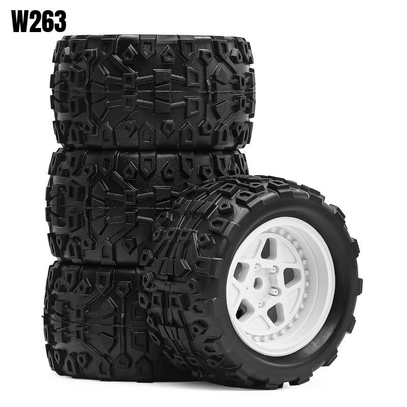 1/18 ARRMA TYPHON GRANITE GROM Monster Truck-banden en Mega Tooth-banden - Compatibel met Mini Granite W263