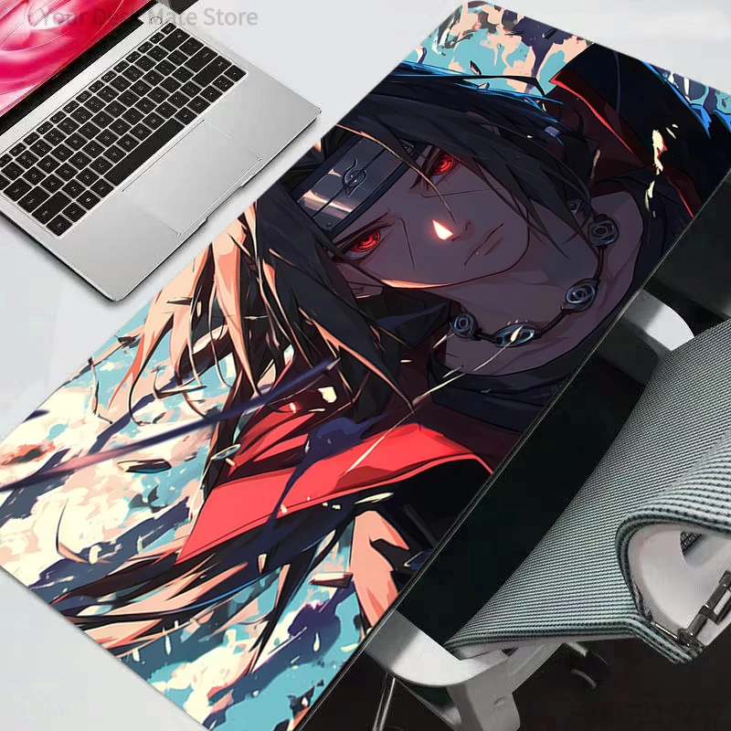 Naruto Computer Varmilo Keyboard Mouse Pad Anime Gaming Accessories Table XXL Gamer Carpet Desk Mat Mousepad Durable Anime