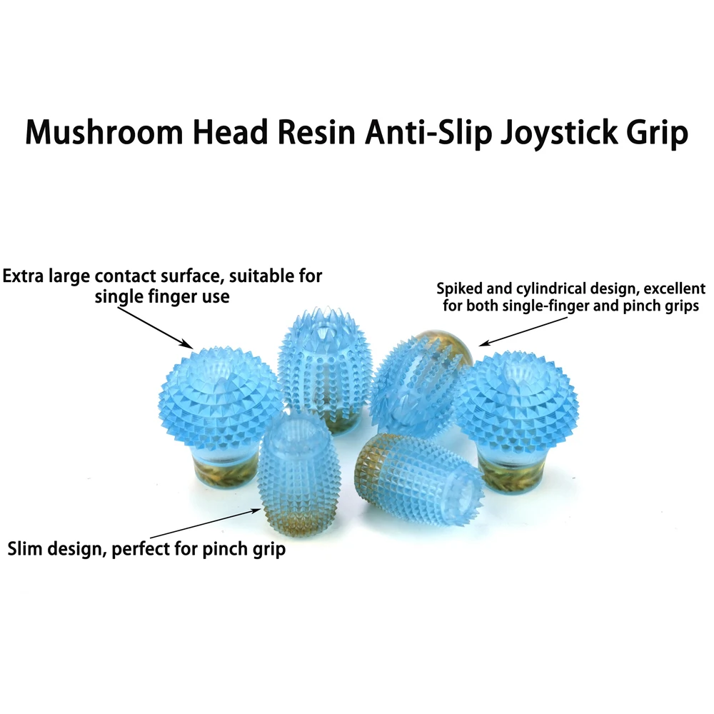 2PCS STPHOBBY Thumb Grippies Non-Slip Radio Stick Ends 3mm 4mm for FPV Radio Transmitter Hall Gimbal TBS TX16S DIY Parts view 2