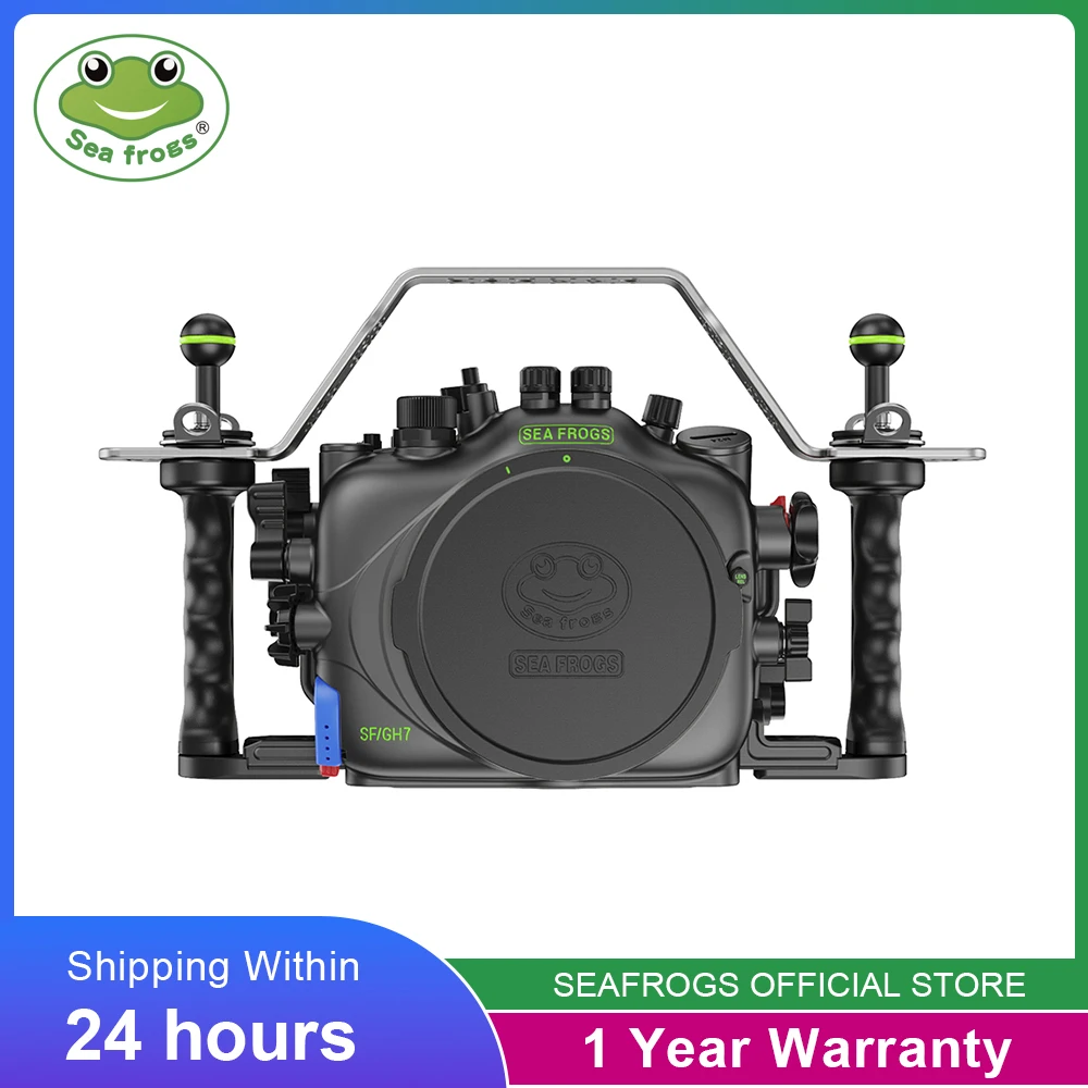 

Seafrogs SF16001 100M Professional Waterproof Aluminum Alloy Camera Case Body For Panasonic GH7