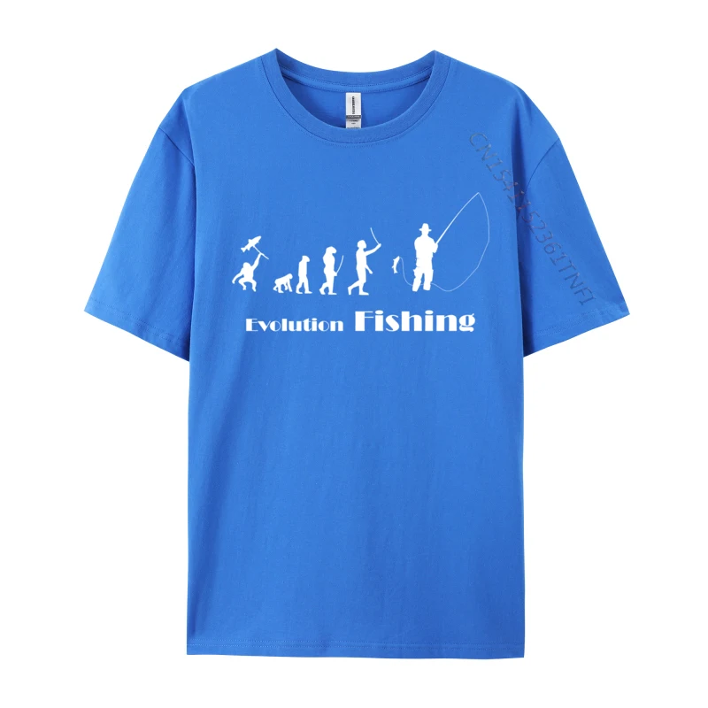 Evolution Fishing Born To Fish Fisherman Angler Evolution Fishing (D010-0828a) T Shirt Print Man T Shirts 3d Printed T-Shirt