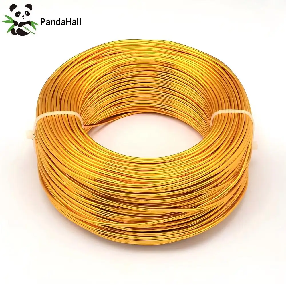 

PandaHall 2.5-6.0mm Anodized Aluminum Colorful Bendable Craft Wire for Jewelry Making, DIY Model Beading