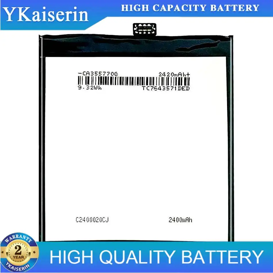 

Mobile Phone Battery 2400Mah For Alcatel A3 OT-5046 Shine Lite OT-5080 5080X OT-5046D OT-5046Y 5046D 5046Y TLP024C1 TLP024CJ