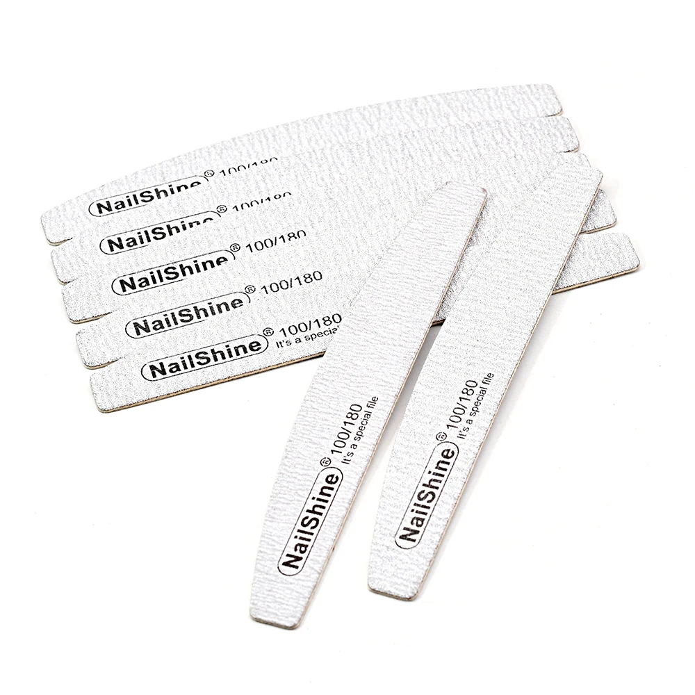 

100 шт., деревянные пилки для маникюра и педикюра