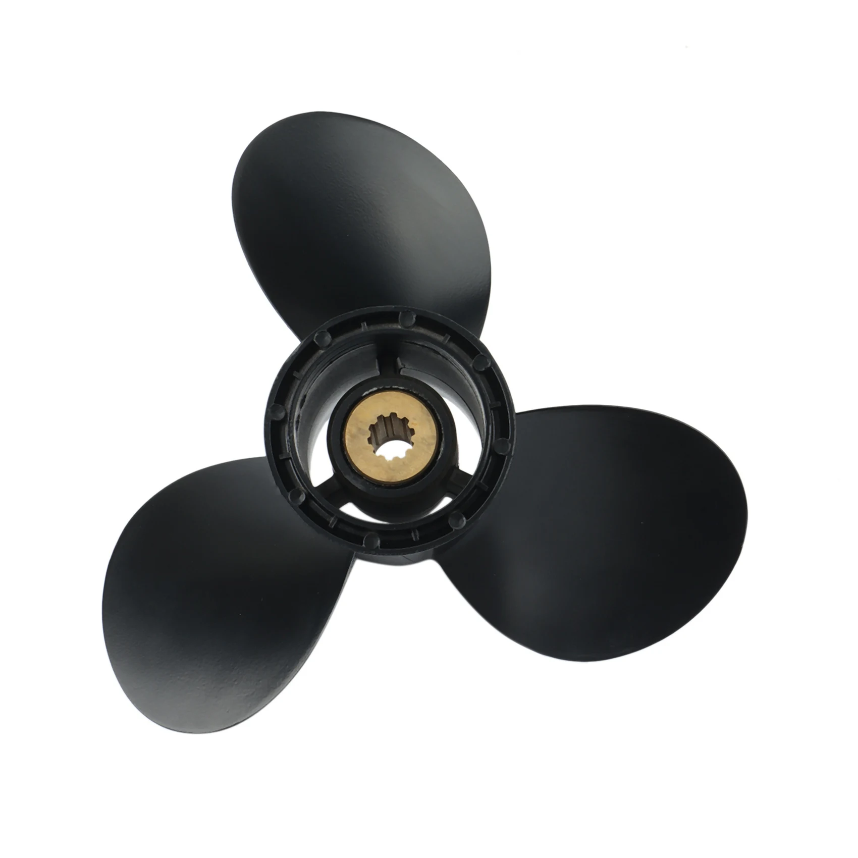 

Пропеллер 9 1/4X12 58100-89L50-019 для подвесных двигателей Suzuki DF9.9B DF15A DF20A, алюминиевый 10-зубчатый шлицевый правый-X67A