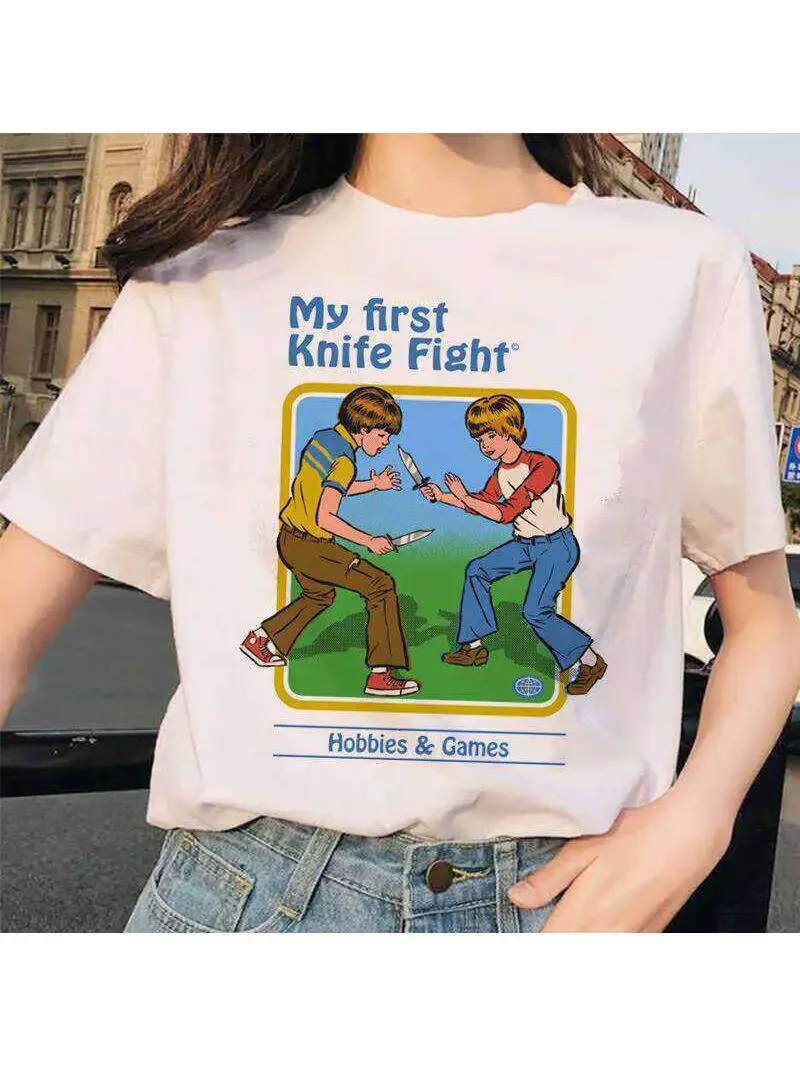 Let's Summon Demons T-Shirt - A Funny and Amusing Demonic-themed Print T-shirt for Children and Adults, Featuring Short Sleeves.
