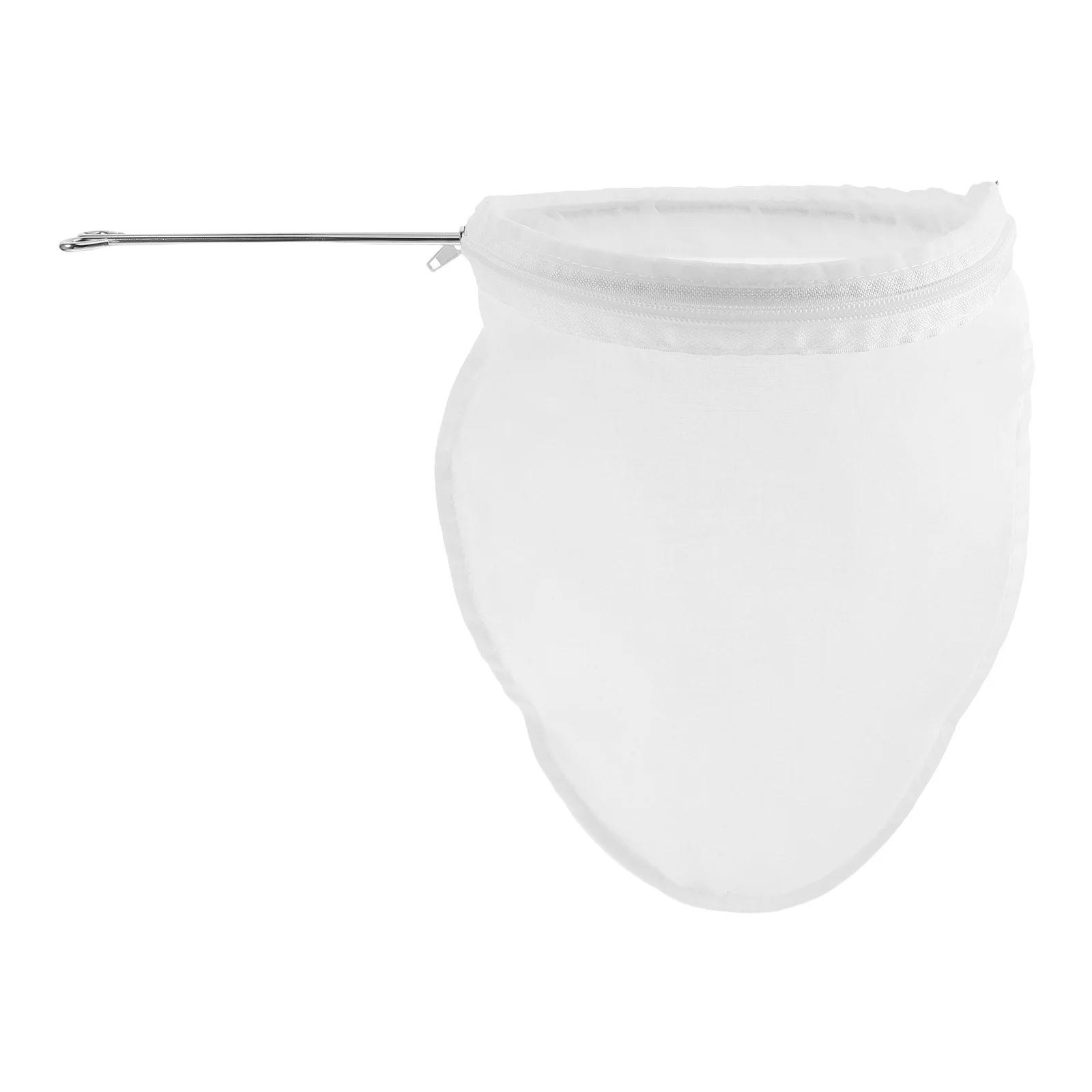 

1 set Tea Strainer Bag Fine Mesh Cloth Filter For Loose Leaf Tea Milk Coffee Reusable Hong Style Steel Ring Easy Clean Home