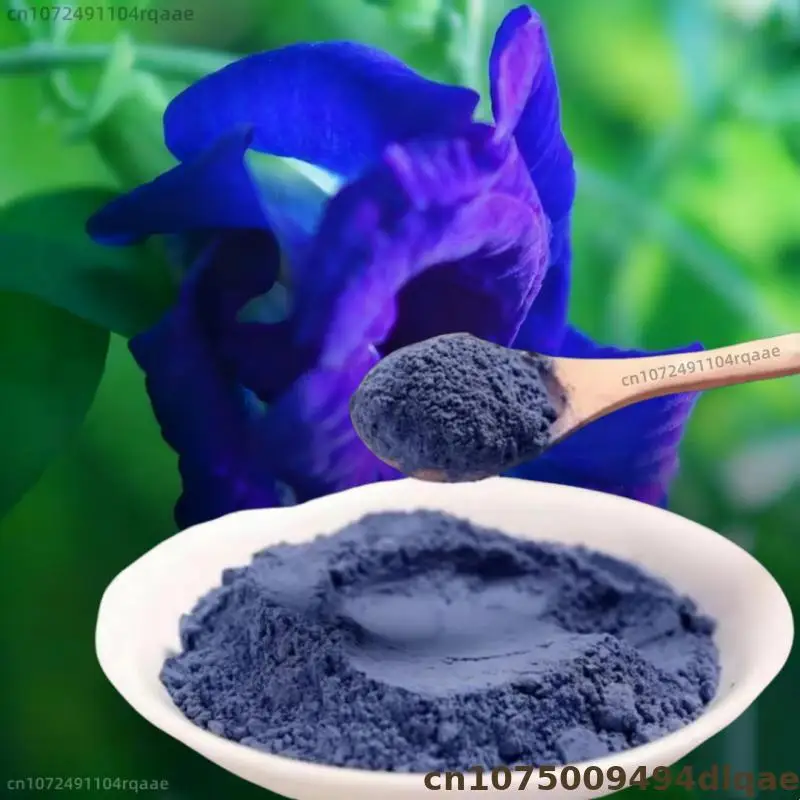 100g-200g Natural Butterfly Orchid (butterfly Pea Flower) Powder - Blue Pigment Food-grade  Coloring Experimental Dyeing