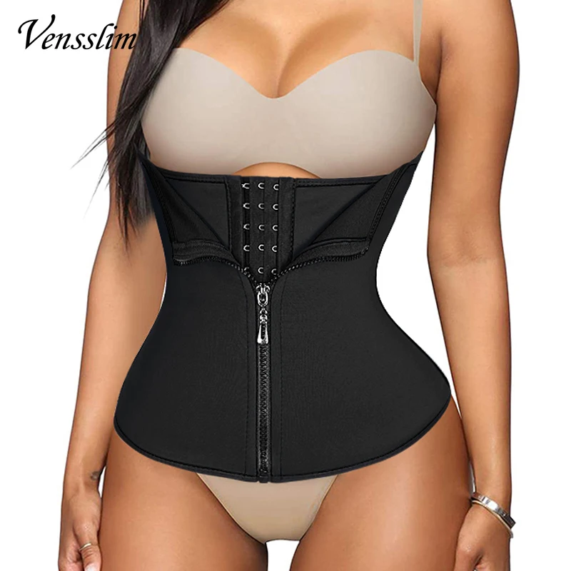 Abnehmen Mantel Kurve Former Korsett Taille Trainer Neopren Gestaltung Gurt Reißverschluss Shapewear Bauch Kontrolle Kolumbianischen Hüftgürtel