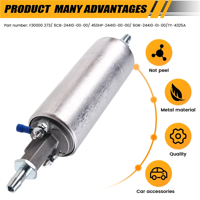 

【Price Drop !!】Fuel Pump Assembly For Out Board 200-350HP/ XF450 F30000 273/ 6CB-24410-00-00/ 450HP-24410-00-00/ 6GR-2441