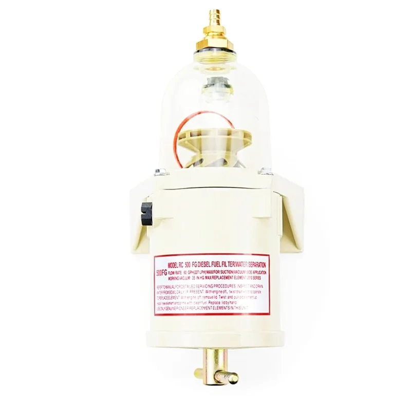 Filter Racor bahan bakar mesin laut 500FG 500FH, Filter elemen mobil perahu truk, Filter pemisah air minyak dengan batang pemanas 12V