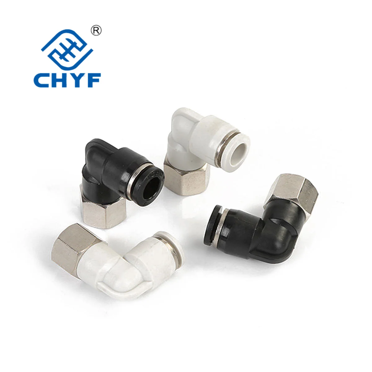 PLF Series Elbow Pipe Fitting Tube Joint Connector PLF-4/6/8/10/12-01/02/03/04