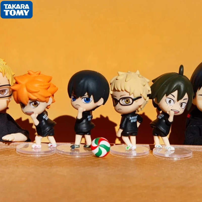 

TAKARA TOMY ARTS Гашапон ‌ Хайкю! ! ‌ Hinata Shoyo Tobio Kageyama Tadashi Yamaguchi Kei Tsukishima аниме портретная модель игрушка в подарок